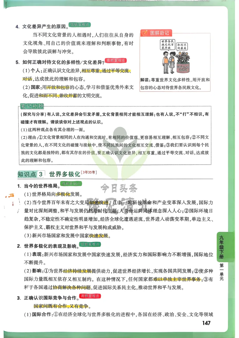 道法高频考点考前突破_万唯中考《初中中考训练方案&middot;2026版(全九科)》