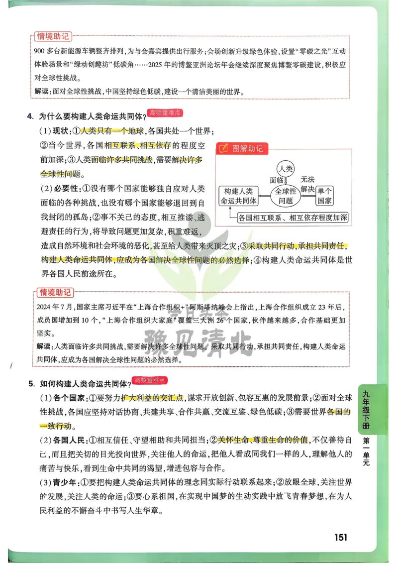 道法高频考点考前突破_万唯中考《初中中考训练方案&middot;2026版(全九科)》