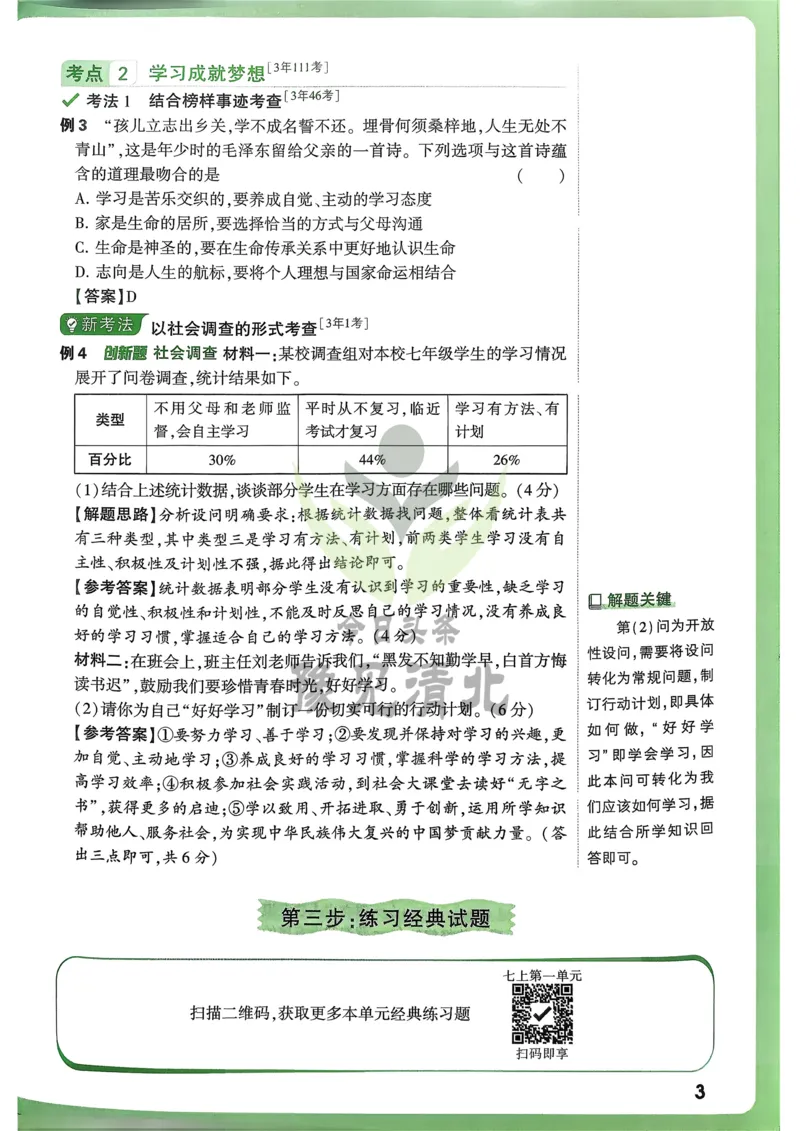 道法高频考点考前突破_万唯中考《初中中考训练方案&middot;2026版(全九科)》