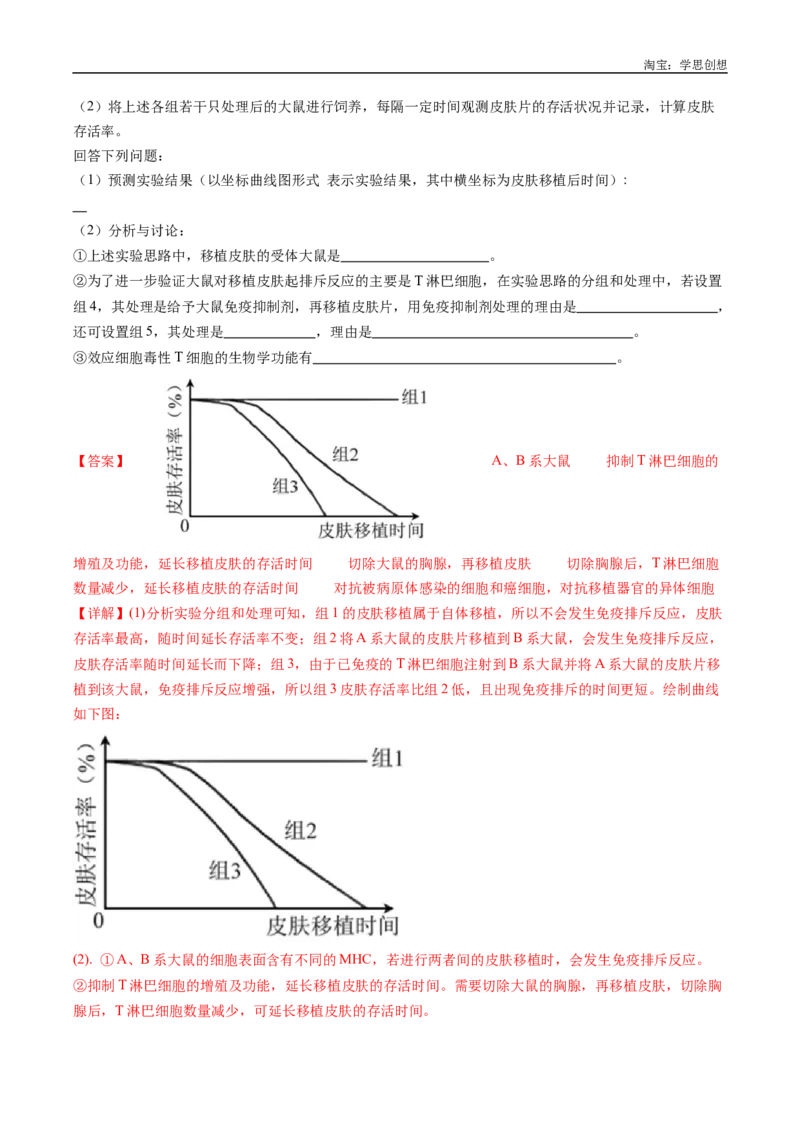 专题26实验与探究-好题汇编十年（2015-2024）高考生物真题分类汇编（全国通用）（解析版）_生物真题汇总_十年（2014-2024）高考生物真题分项汇编（全国通用）