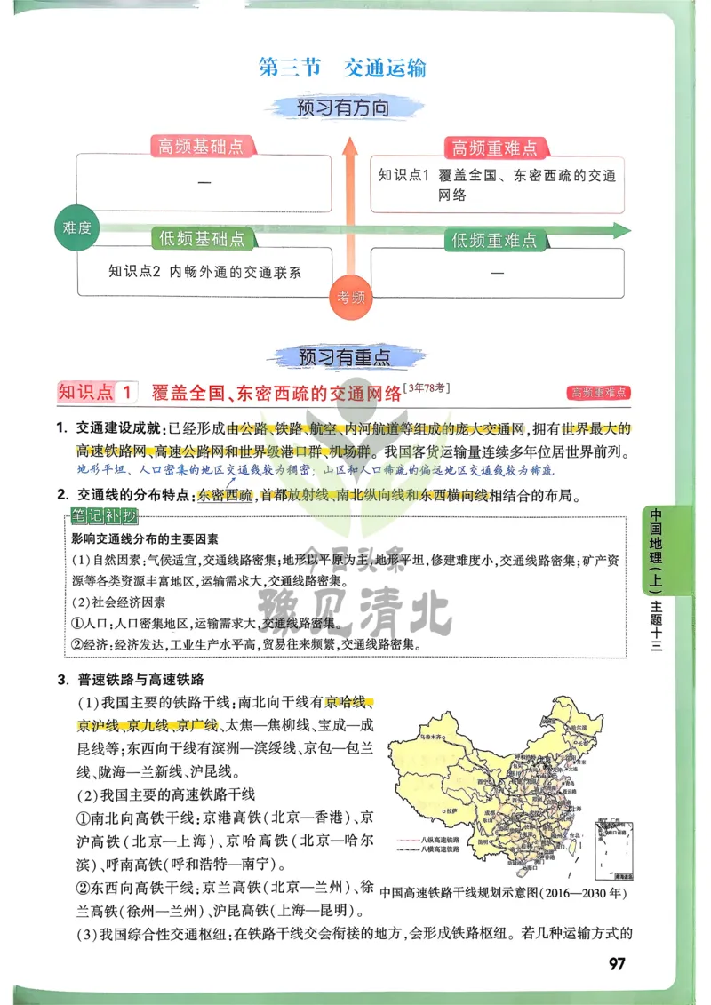 地理高频考点考前突破_万唯中考《初中中考训练方案&middot;2026版(全九科)》