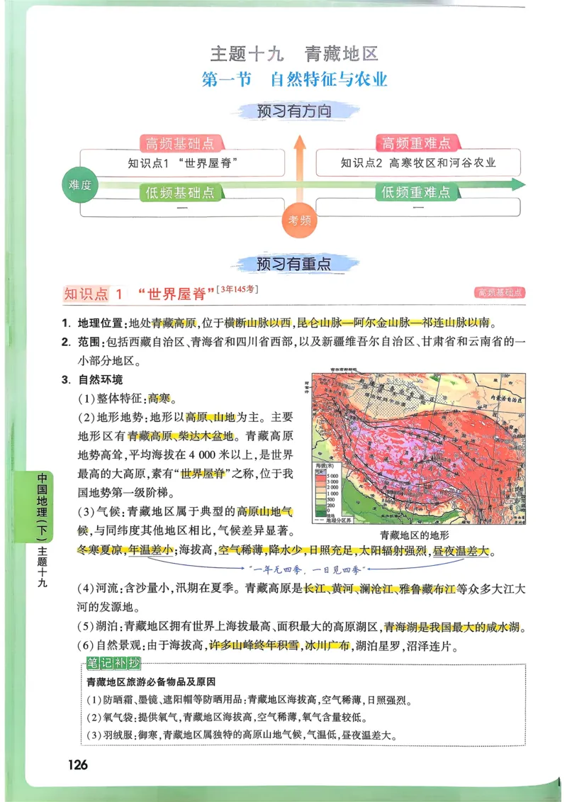 地理高频考点考前突破_万唯中考《初中中考训练方案&middot;2026版(全九科)》