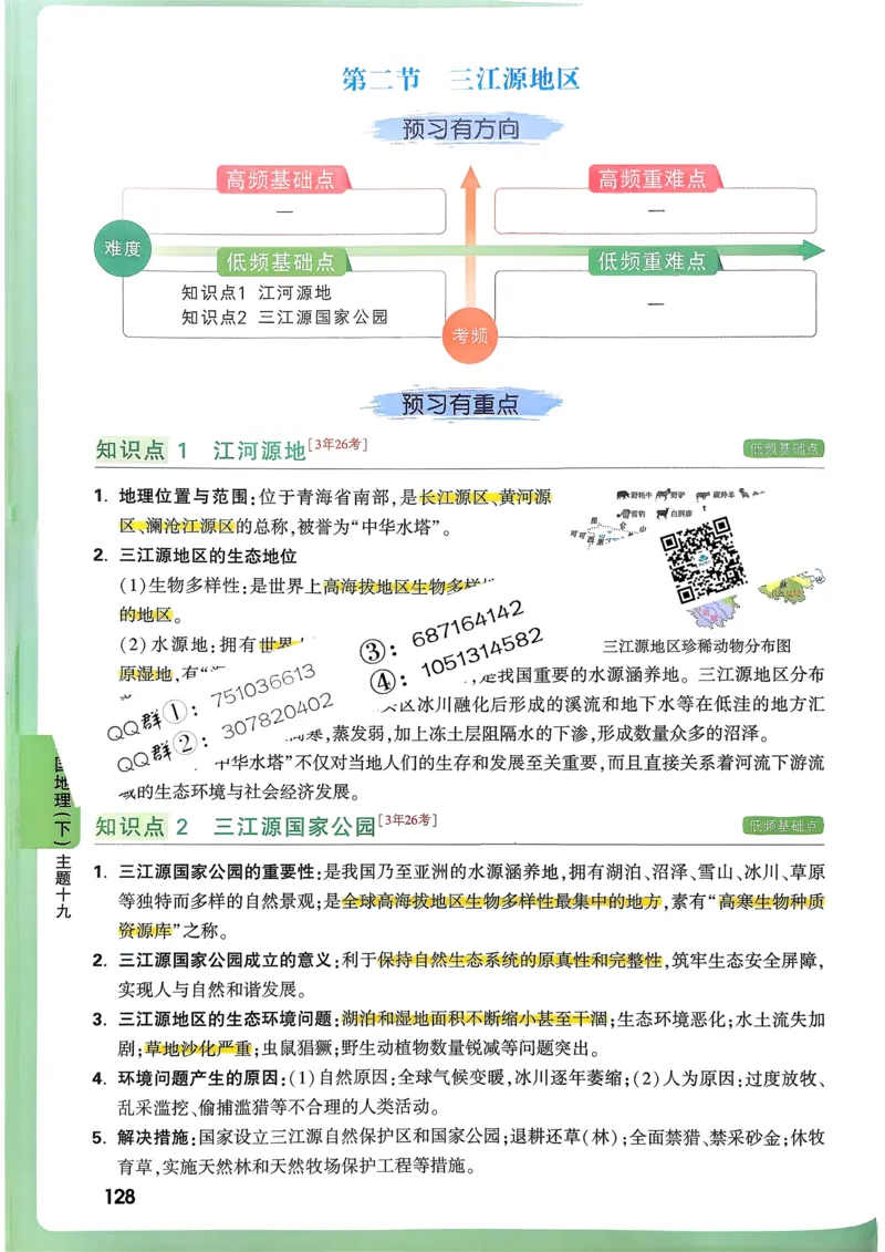 地理高频考点考前突破_万唯中考《初中中考训练方案&middot;2026版(全九科)》