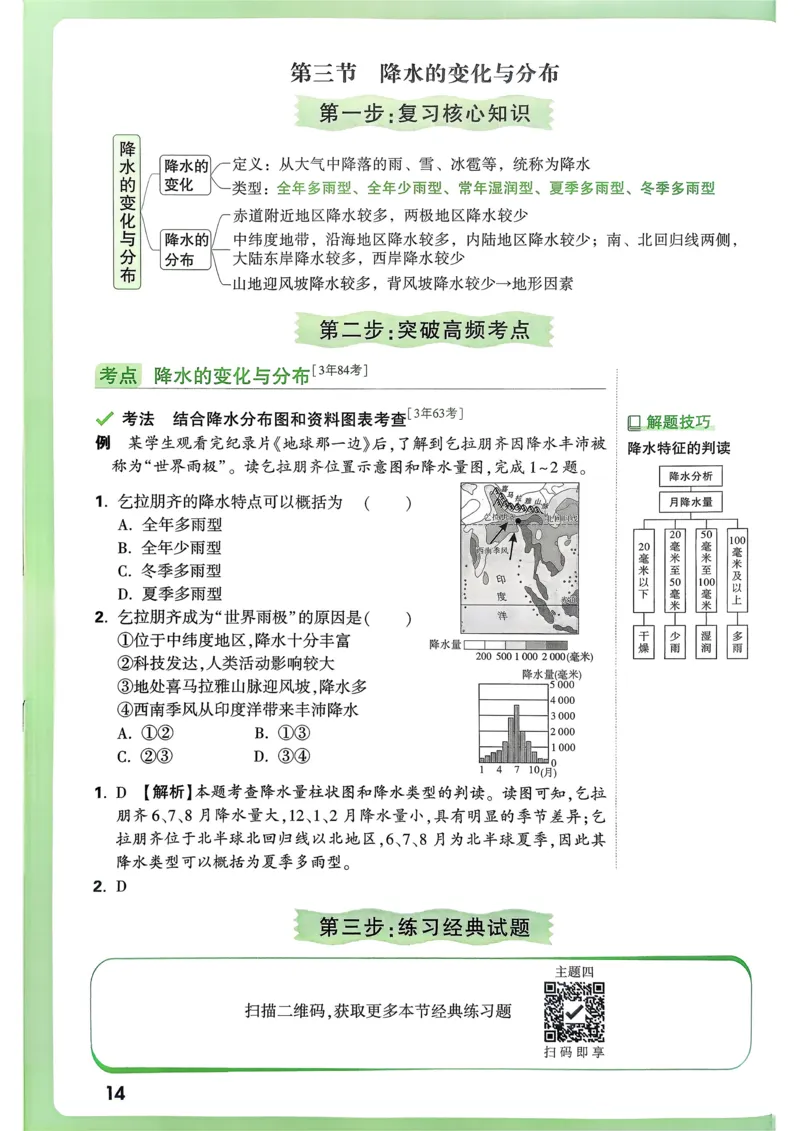 地理高频考点考前突破_万唯中考《初中中考训练方案&middot;2026版(全九科)》