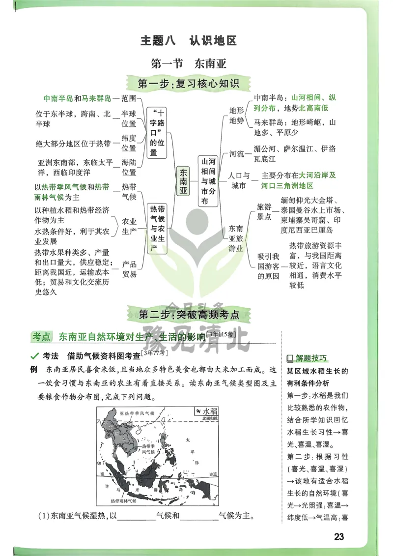 地理高频考点考前突破_万唯中考《初中中考训练方案&middot;2026版(全九科)》