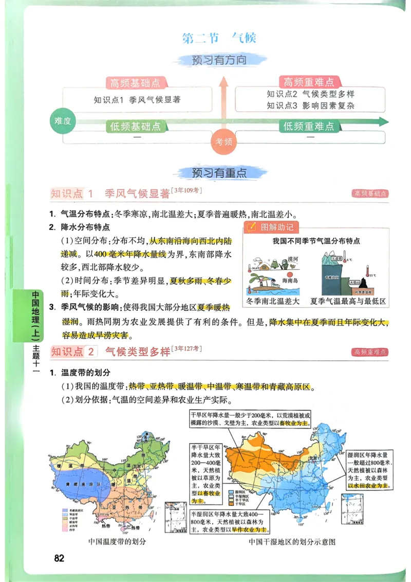 地理高频考点考前突破_万唯中考《初中中考训练方案&middot;2026版(全九科)》