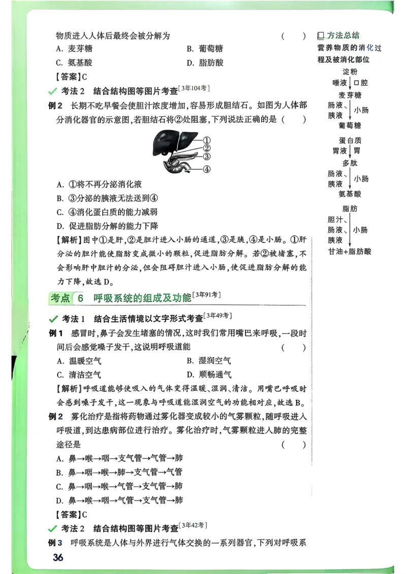 生物高频考点考前突破_万唯中考《初中中考训练方案&middot;2026版(全九科)》