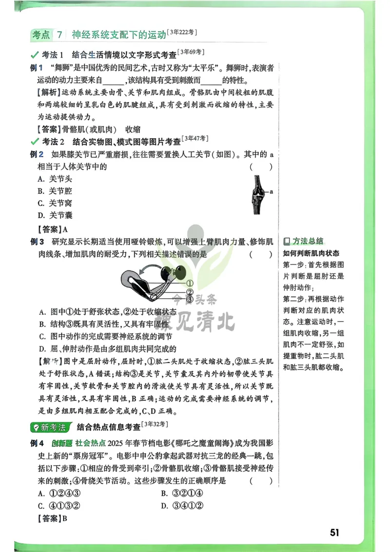 生物高频考点考前突破_万唯中考《初中中考训练方案&middot;2026版(全九科)》