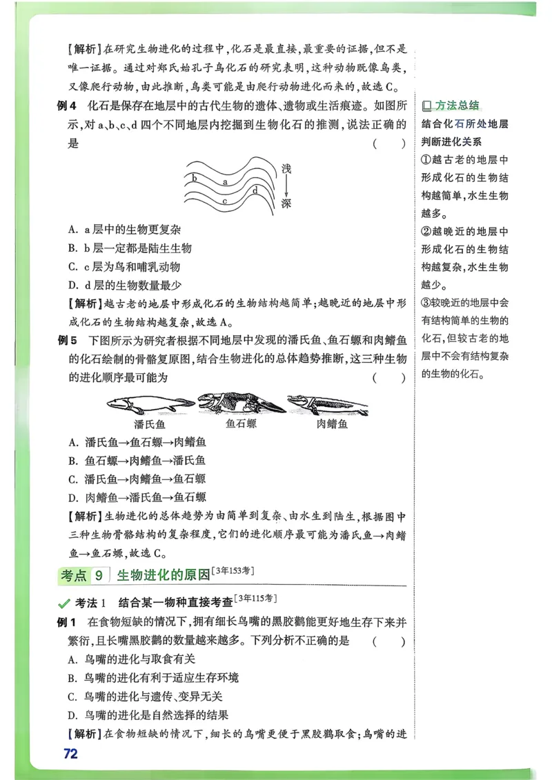 生物高频考点考前突破_万唯中考《初中中考训练方案&middot;2026版(全九科)》