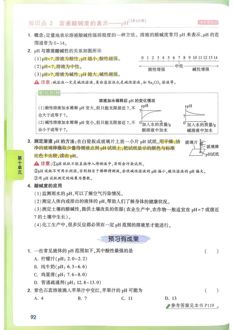 化学高频考点考前突破_万唯中考《初中中考训练方案&middot;2026版(全九科)》
