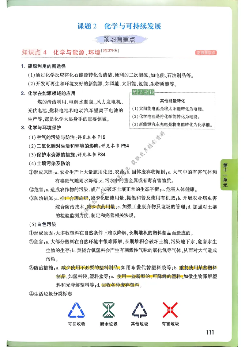 化学高频考点考前突破_万唯中考《初中中考训练方案&middot;2026版(全九科)》