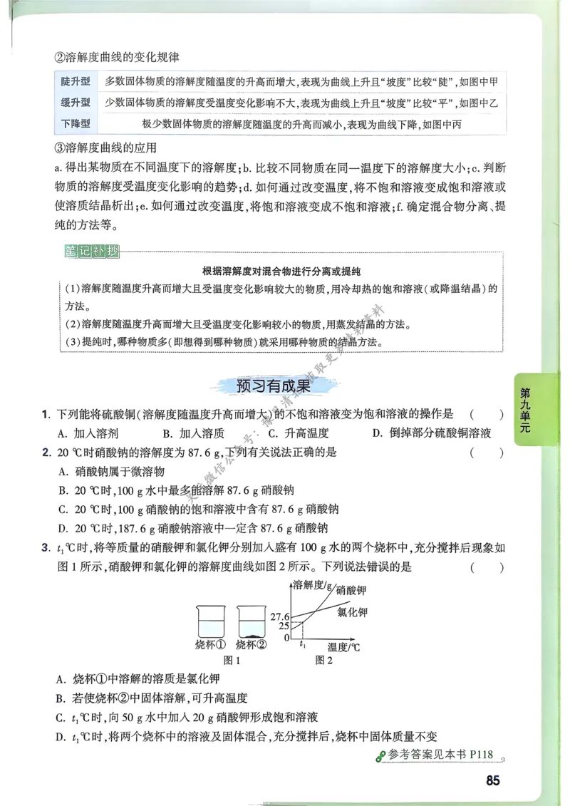 化学高频考点考前突破_万唯中考《初中中考训练方案&middot;2026版(全九科)》