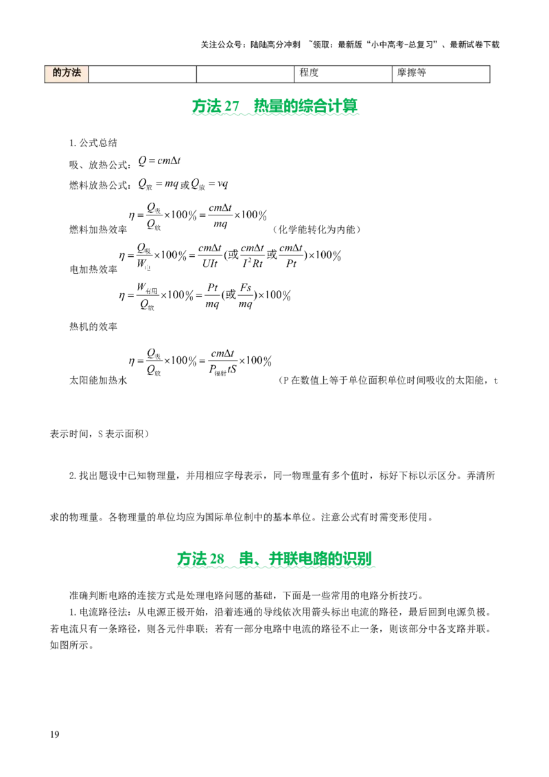 2025年中考物理解题技巧归纳总结-2025年中考物理二轮复习（全国通用）_02中考总复习（2026版更新中）_04-物理-中考总复习_2025年中考复习资料_2025中考二轮课件ppt+讲义+练习物理_讲义+练习