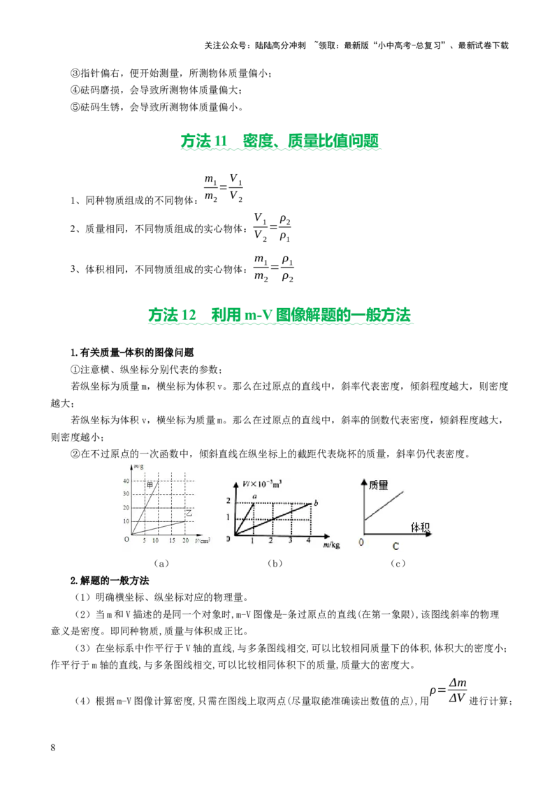 2025年中考物理解题技巧归纳总结-2025年中考物理二轮复习（全国通用）_02中考总复习（2026版更新中）_04-物理-中考总复习_2025年中考复习资料_2025中考二轮课件ppt+讲义+练习物理_讲义+练习