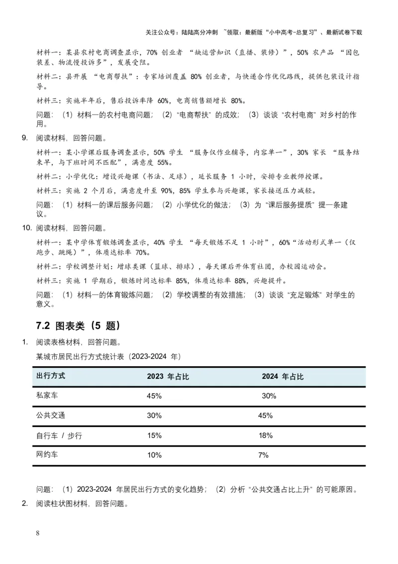 2026年全国中考语文一轮复习讲义：非连续文本（拓展与运用）（全国适用）（原卷）_02中考总复习（2026版更新中）_01-语文-中考总复习_2026年中考复习（更新中）