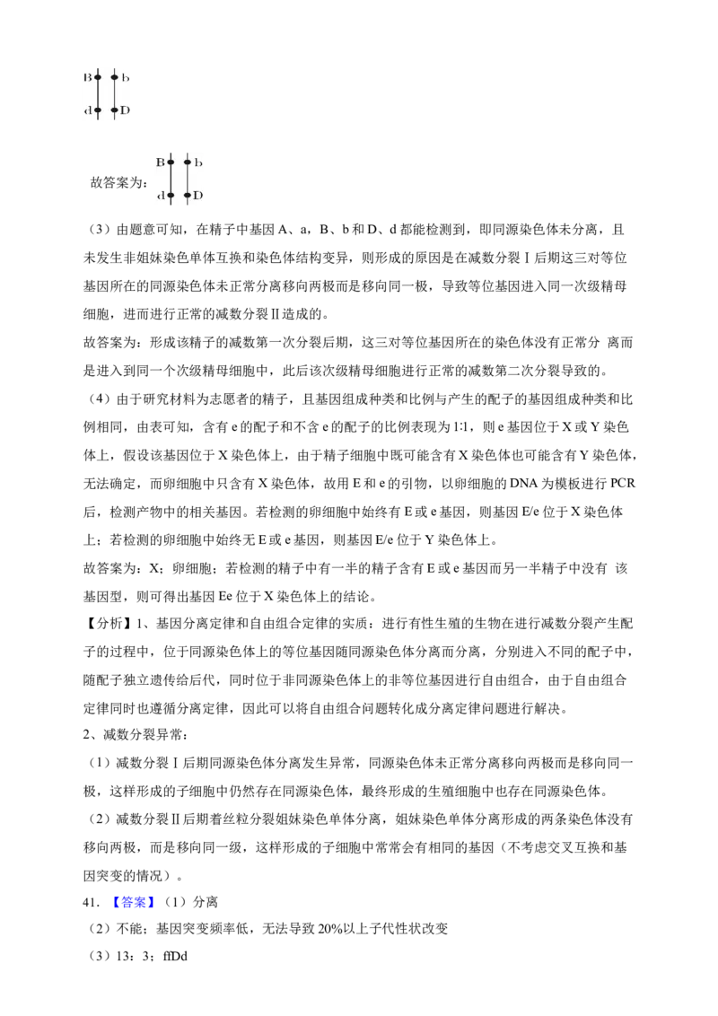 专题07有丝分裂和减数分裂（答案解析）_生物真题汇总_&radic;近三年（2023-2025）高考生物真题分专项精编_答案解析