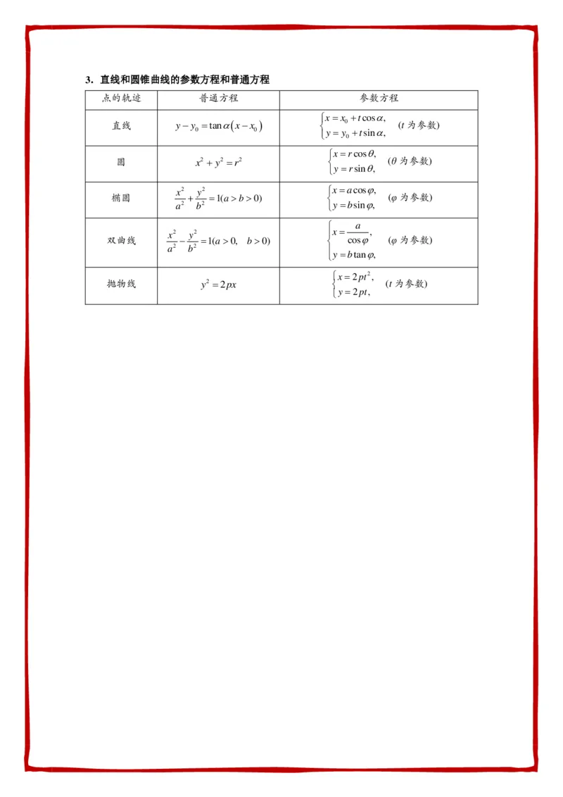 必背公式填空-答案_高中数学公式知识点默写填_G004-高中数学公式填空