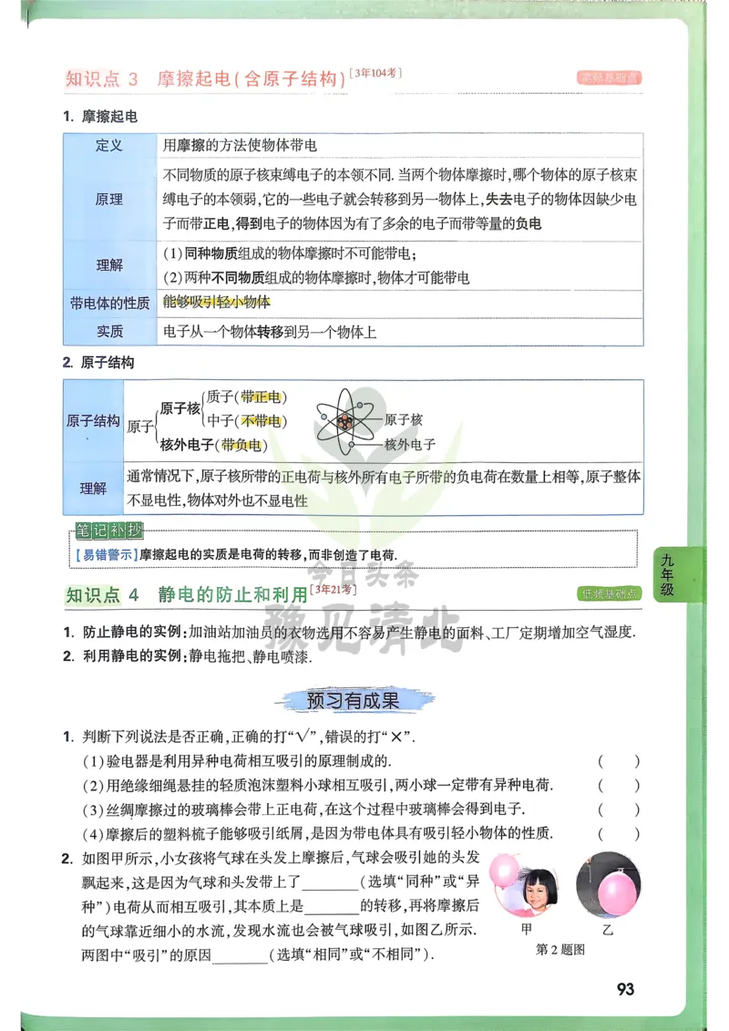 物理高频考点考前突破_万唯中考《初中中考训练方案&middot;2026版(全九科)》