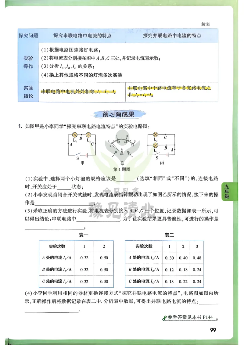 物理高频考点考前突破_万唯中考《初中中考训练方案&middot;2026版(全九科)》