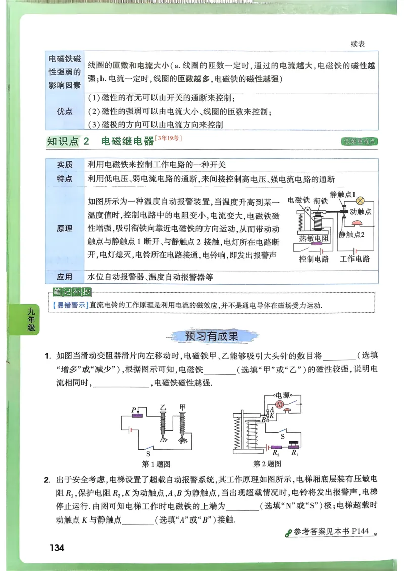 物理高频考点考前突破_万唯中考《初中中考训练方案&middot;2026版(全九科)》