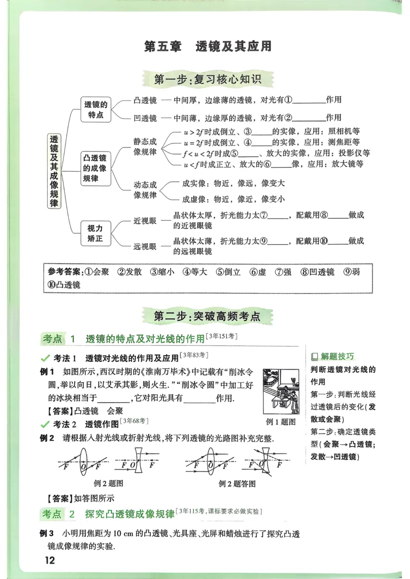 物理高频考点考前突破_万唯中考《初中中考训练方案&middot;2026版(全九科)》