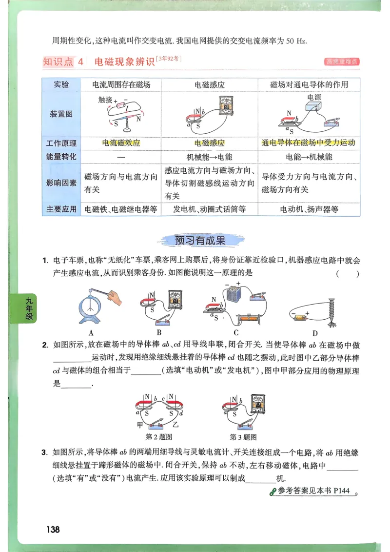 物理高频考点考前突破_万唯中考《初中中考训练方案&middot;2026版(全九科)》