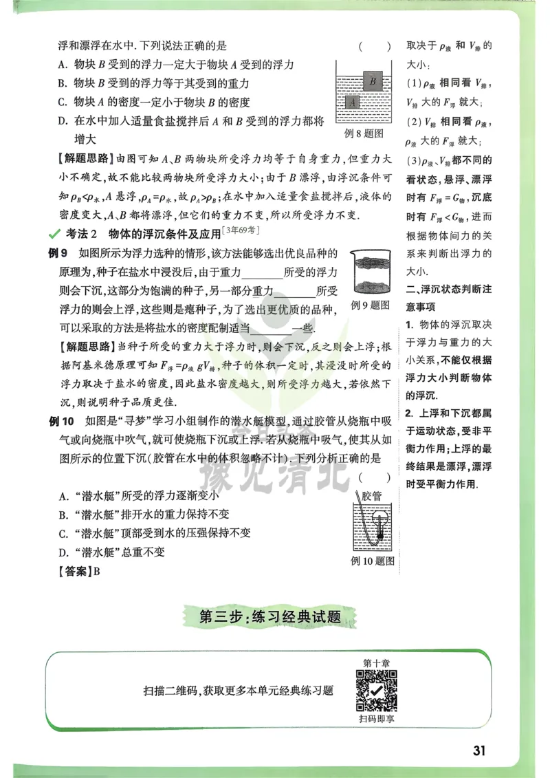 物理高频考点考前突破_万唯中考《初中中考训练方案&middot;2026版(全九科)》
