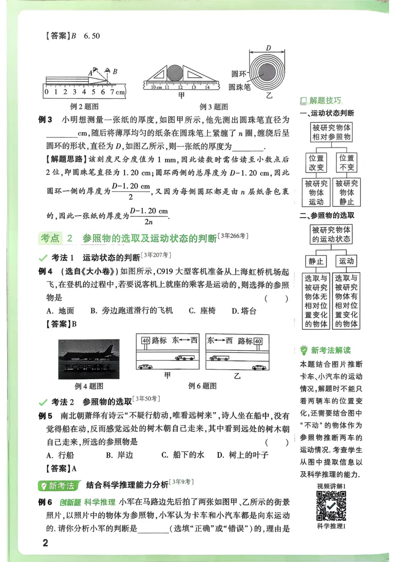 物理高频考点考前突破_万唯中考《初中中考训练方案&middot;2026版(全九科)》