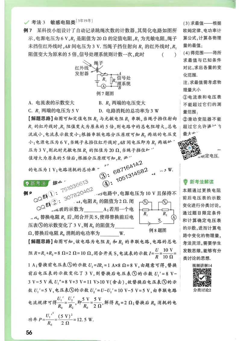 物理高频考点考前突破_万唯中考《初中中考训练方案&middot;2026版(全九科)》