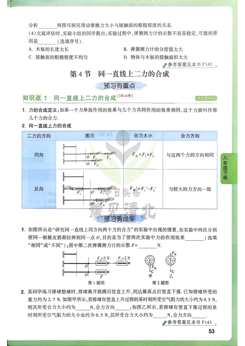 物理高频考点考前突破_万唯中考《初中中考训练方案&middot;2026版(全九科)》