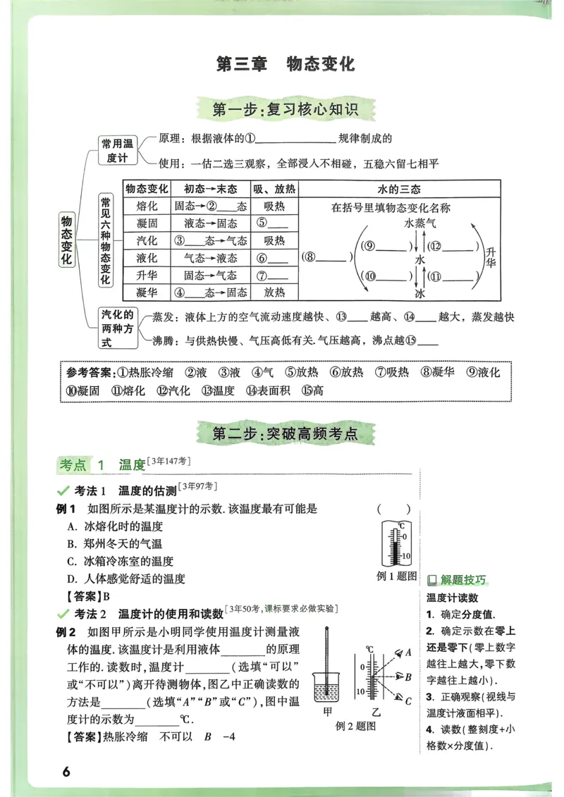 物理高频考点考前突破_万唯中考《初中中考训练方案&middot;2026版(全九科)》