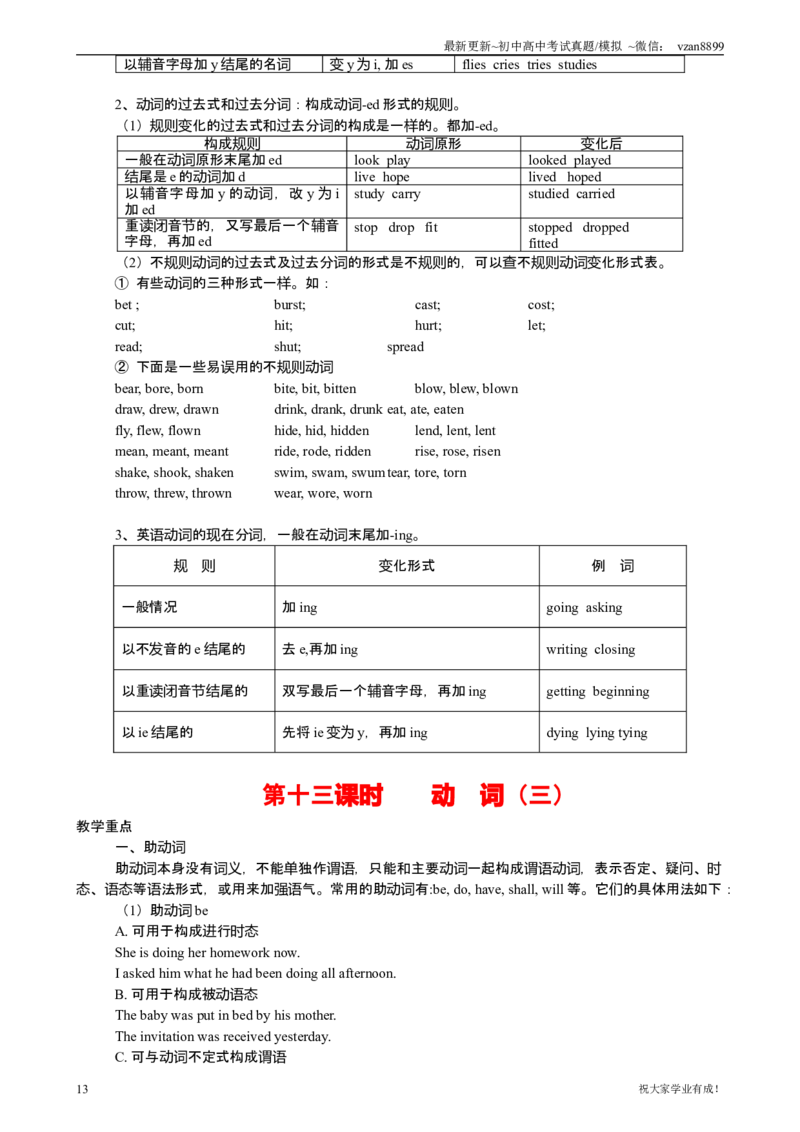 03初中英语知识点归纳汇总_江苏省中考_01江苏省13市中考历年真题2008-2025新_、中考全套_江苏省中考历年真题_南京中考历年真题_03南京中考英语（2008年-2023年）