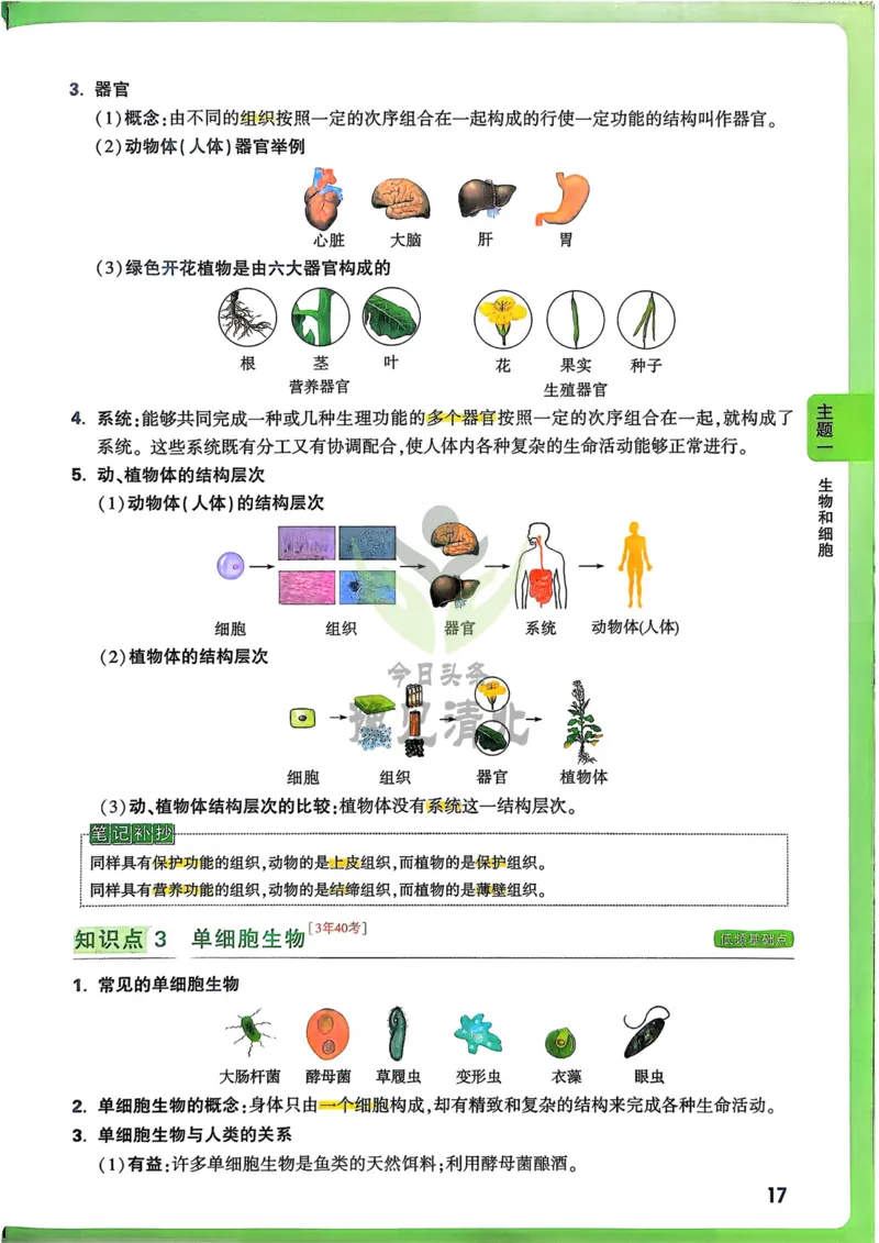 生物_万唯中考《初中中考训练方案&middot;2026版(全九科)》