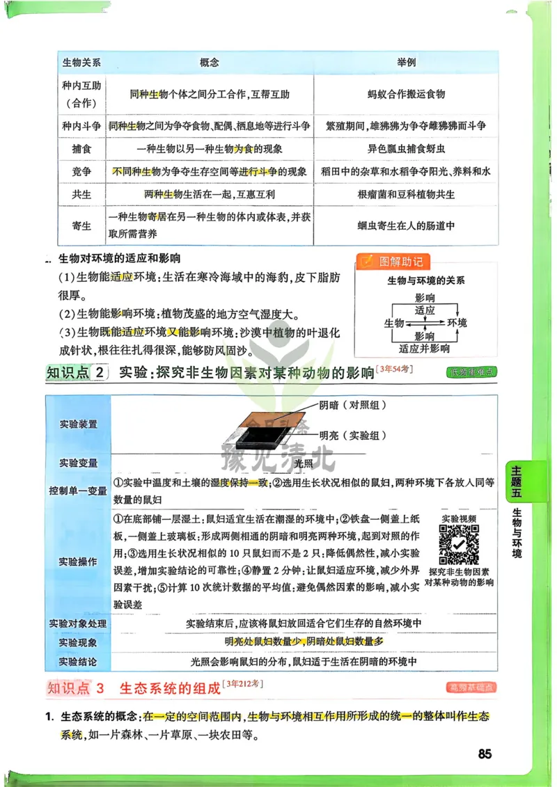 生物_万唯中考《初中中考训练方案&middot;2026版(全九科)》