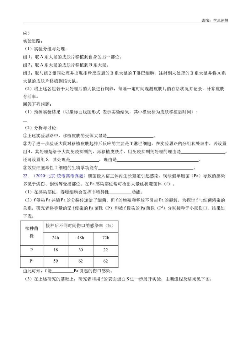 专题26实验与探究-好题汇编十年（2015-2024）高考生物真题分类汇编（全国通用）（原卷版）_生物真题汇总_十年（2014-2024）高考生物真题分项汇编（全国通用）