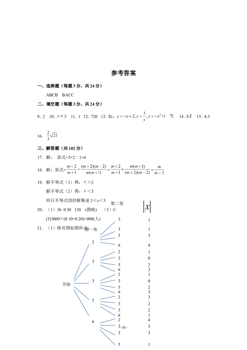 2015年江苏省连云港市中考数学试题及答案_江苏省中考_01江苏省13市中考历年真题2008-2025新_、中考全套_江苏省中考历年真题_江苏省中考数学2008-2024