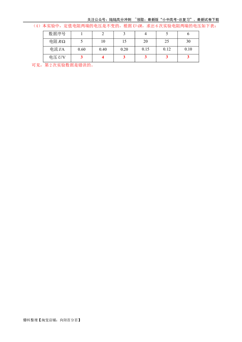 《电学实验动态变化归类分析》_02中考总复习（2026版更新中）_04-物理-中考总复习_2024年中考复习资料_专项复习资料_2024年中考物理复习辅导系列_❤更新专项复习
