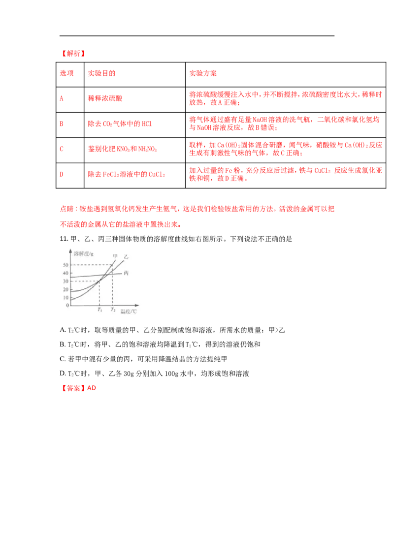 2018江苏连云港化学中考试题及答案_江苏省中考_01江苏省13市中考历年真题2008-2025新_、中考全套_江苏省中考历年真题_江苏省中考化学2008-2024