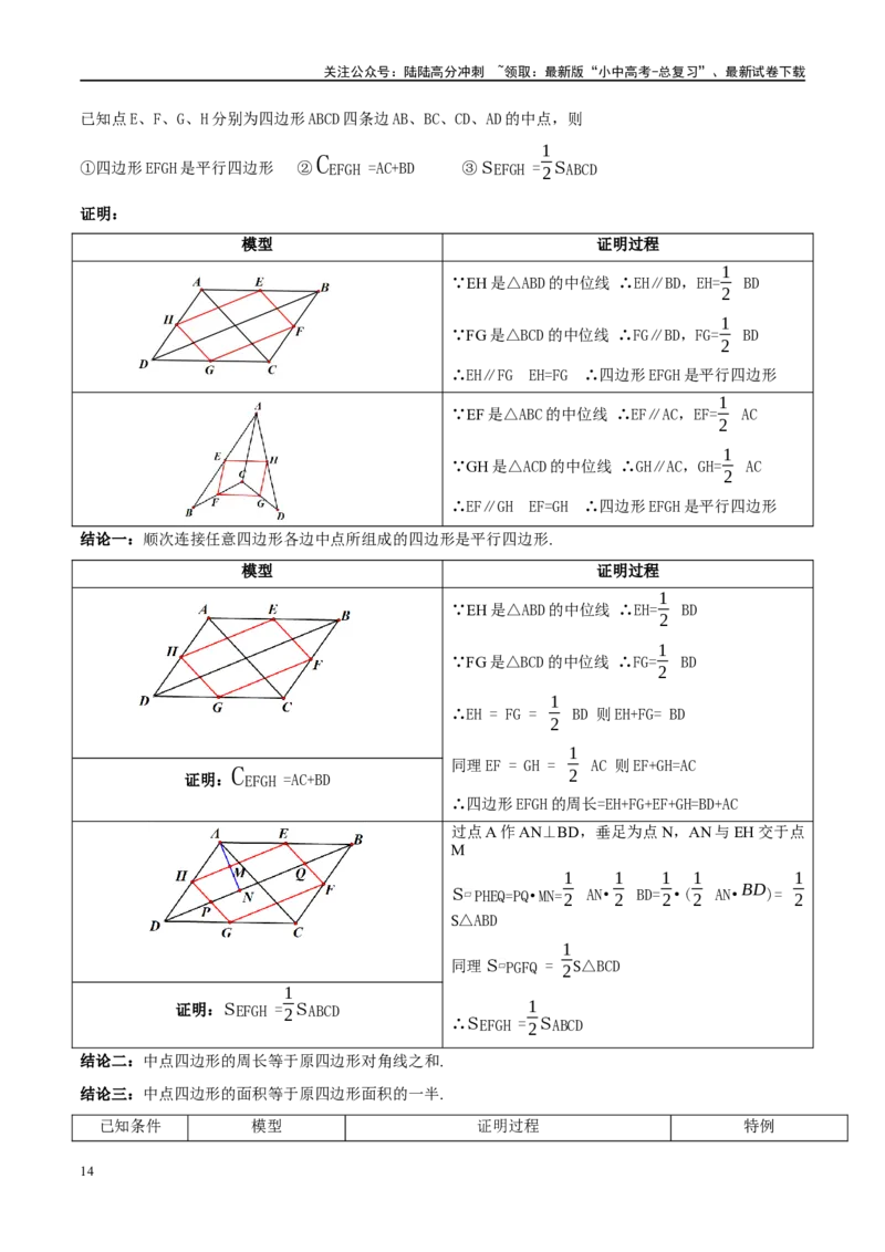 ❤重难点10与四边形有关7种模型（垂美四边形、中点四边形、梯子模型、正方形半角模型、四边形折叠模型、十字架模型、对角互补模型）（解析版）_02中考总复习（2026版更新中）_解析版