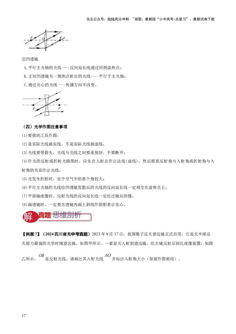 专题01声与光四类重点问题（解析版）_02中考总复习（2026版更新中）_04-物理-中考总复习_2025年中考复习资料_2025年中考物理答题方法模板