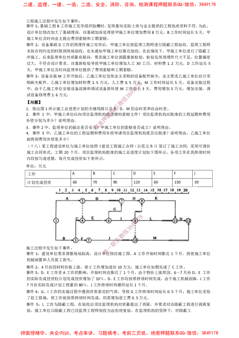 土建案例-终极押题20题_监理工程师_2025监理工程师_2025年监理工程师SVIP_2025年监理土建案例SVIP_05-考前密训✿央企特训✿机构普押_39-案例《爆料20点+终极20题》SMR推荐