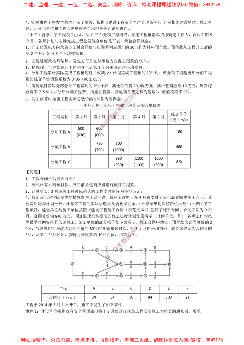 土建案例-终极押题20题_监理工程师_2025监理工程师_2025年监理工程师SVIP_2025年监理土建案例SVIP_05-考前密训✿央企特训✿机构普押_39-案例《爆料20点+终极20题》SMR推荐