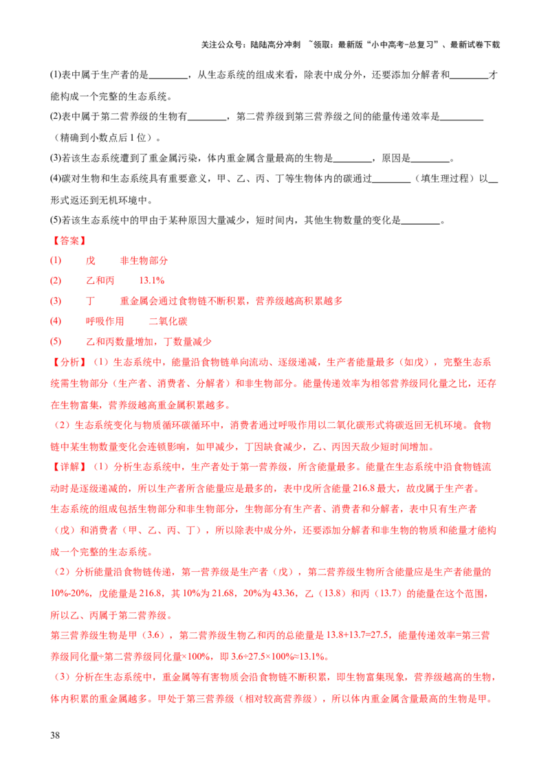 专题01生物与环境（全国通用）（解析版）_02中考总复习（2026版更新中）_08-生物-中考总复习_2026年中考复习（更新中）_好题汇编三年（2023-2025）中考生物真题分类汇编（全国通用）