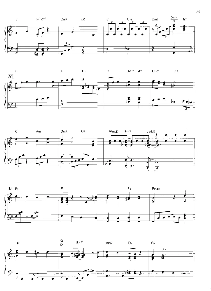 圣诞钢琴独奏曲_一万首著名钢琴曲谱哈农贝多芬合集视频教学电子版高清无水印可打印_06影视钢琴谱合集_影视主题曲钢琴谱