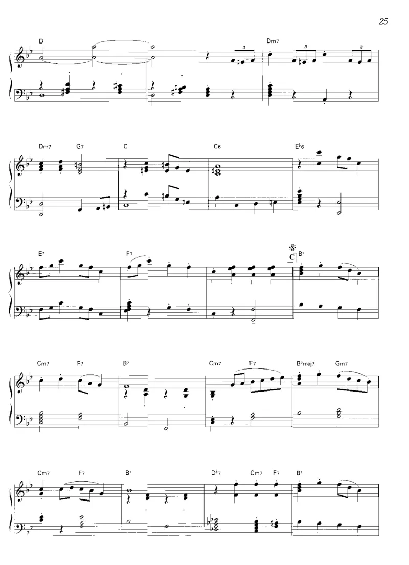 圣诞钢琴独奏曲_一万首著名钢琴曲谱哈农贝多芬合集视频教学电子版高清无水印可打印_06影视钢琴谱合集_影视主题曲钢琴谱