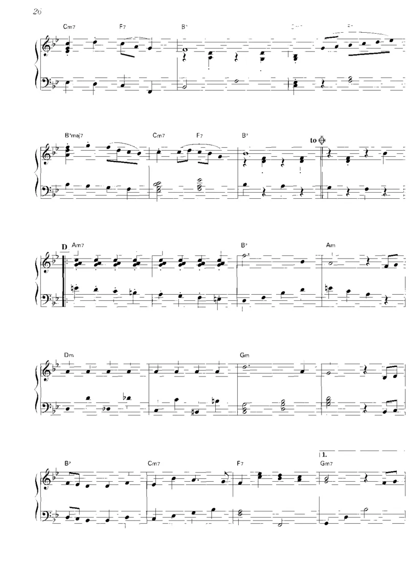 圣诞钢琴独奏曲_一万首著名钢琴曲谱哈农贝多芬合集视频教学电子版高清无水印可打印_06影视钢琴谱合集_影视主题曲钢琴谱