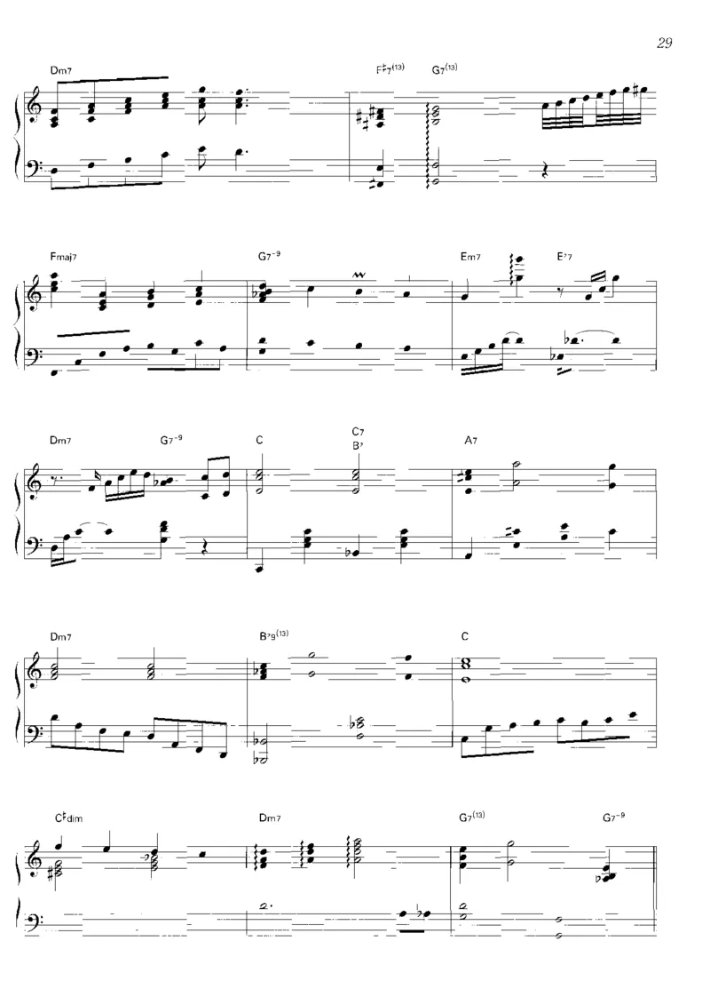 圣诞钢琴独奏曲_一万首著名钢琴曲谱哈农贝多芬合集视频教学电子版高清无水印可打印_06影视钢琴谱合集_影视主题曲钢琴谱