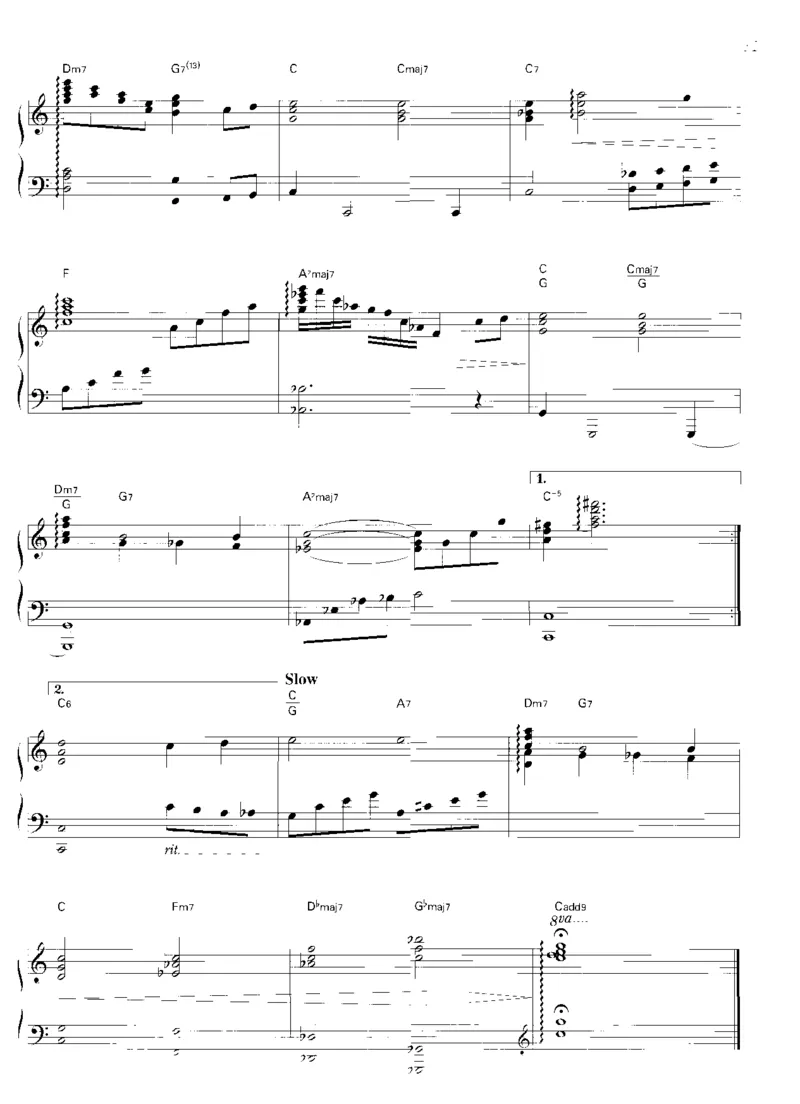 圣诞钢琴独奏曲_一万首著名钢琴曲谱哈农贝多芬合集视频教学电子版高清无水印可打印_06影视钢琴谱合集_影视主题曲钢琴谱