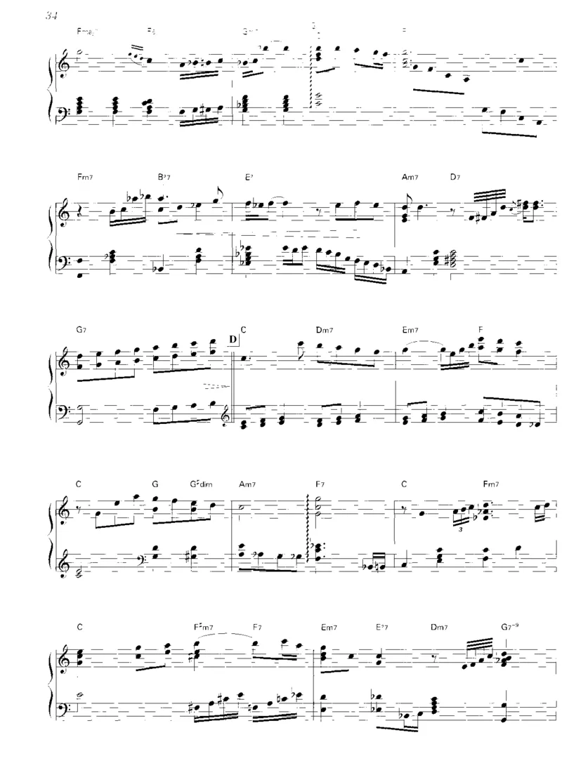 圣诞钢琴独奏曲_一万首著名钢琴曲谱哈农贝多芬合集视频教学电子版高清无水印可打印_06影视钢琴谱合集_影视主题曲钢琴谱