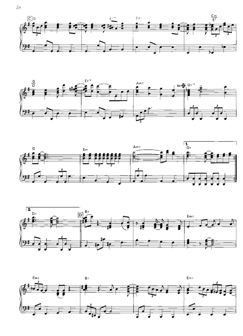 圣诞钢琴独奏曲_一万首著名钢琴曲谱哈农贝多芬合集视频教学电子版高清无水印可打印_06影视钢琴谱合集_影视主题曲钢琴谱